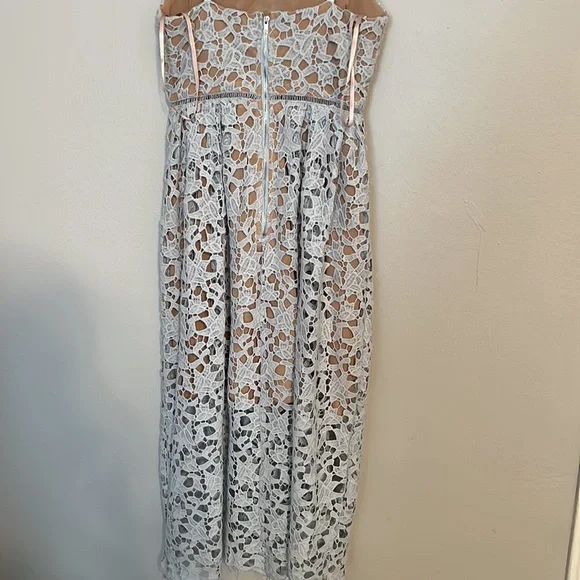 Light blue midi dress - Picture 6 of 7